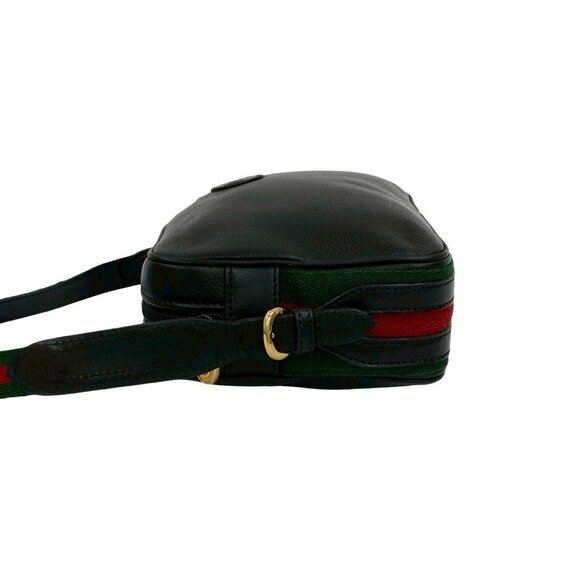 GUCCI Black Leather Shoulder Bag - Picture 5 of 10